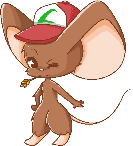 Chibi Ms Paint Mouse By Kattlinyakno - Cartoon - Transparent PNG Free Download | PNGio