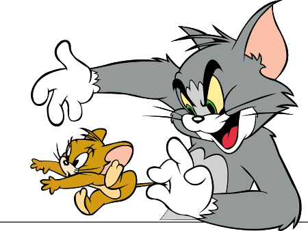 Cat And Mouse - Tom And Jerry Fighting - Transparent PNG Free Download | PNGio