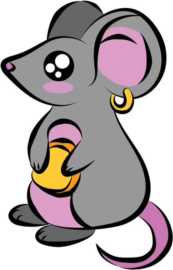 Cute Mouse, Some Artistic Flourish - Snake - Transparent PNG Free Download | PNGio