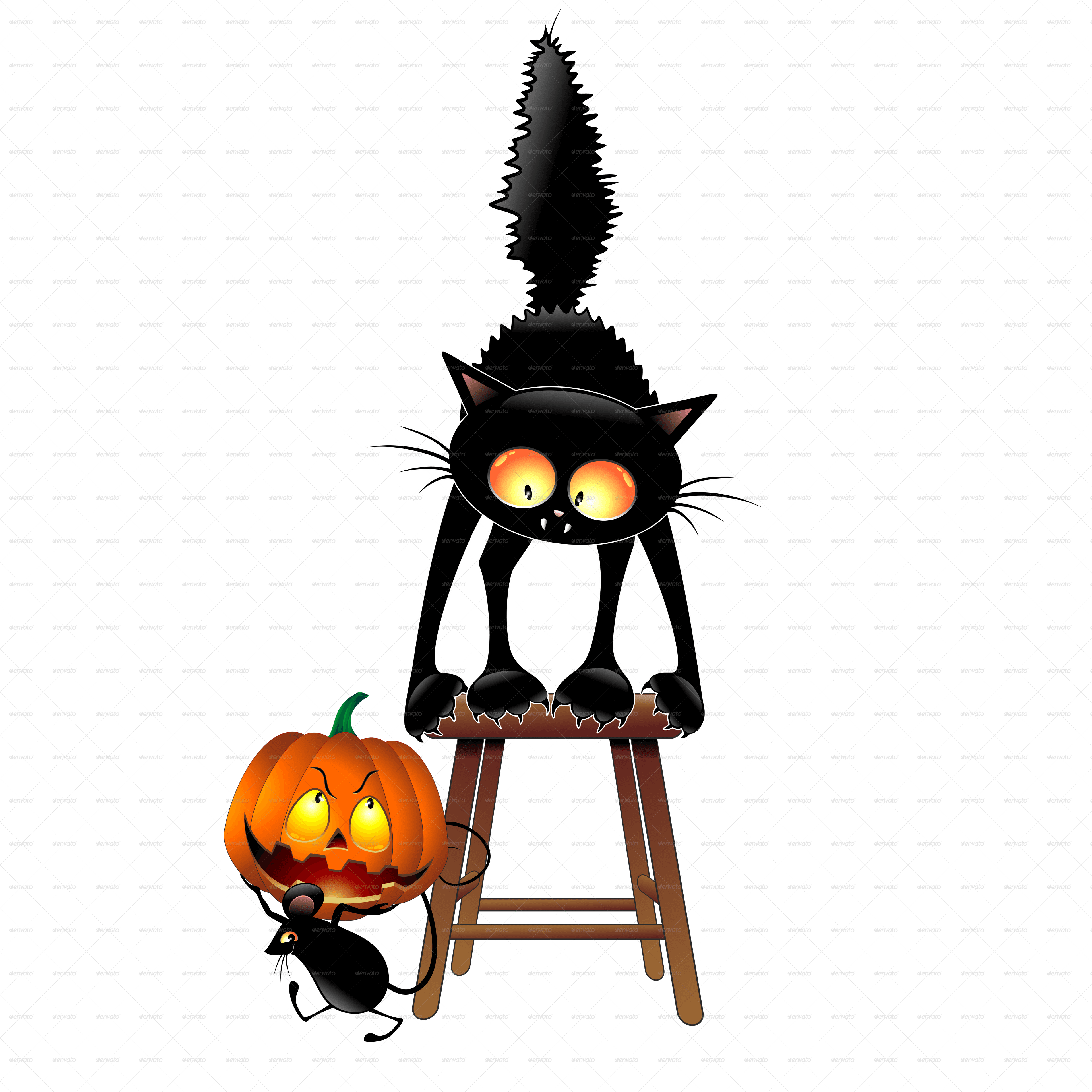 Cat And Halloween Mouse-png - Witch Risen: A Paranormal Adventure - Transparent PNG Free Download | PNGio