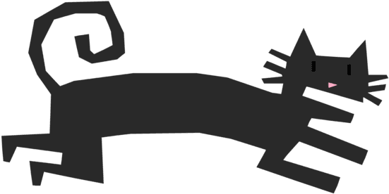 Black Cat Kitten Mouse Logo - Cat - Transparent PNG Free Download | PNGio