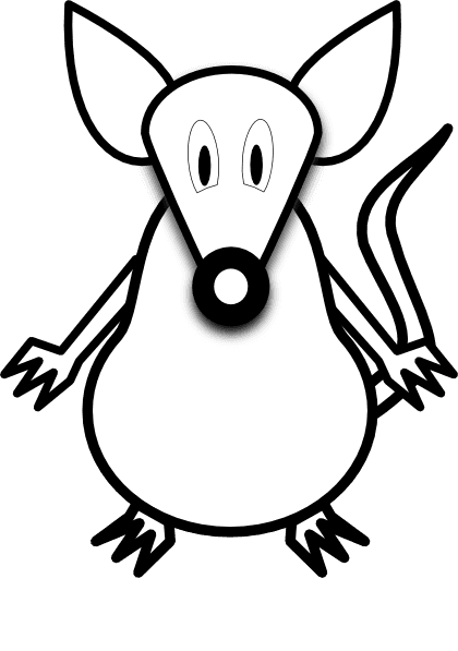 White Mouse Clip Art - Cartoon Tikus - Transparent PNG Free Download | PNGio