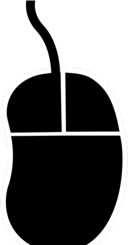 Pc Mouse Clipart Silhouette - Pc Mouse Clipart Silhouette - Transparent PNG Free Download | PNGio