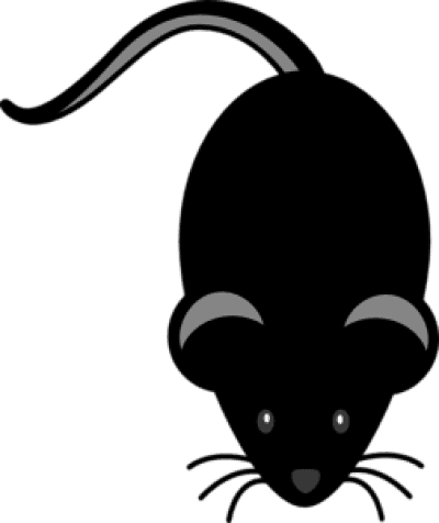 Black Mouse Light Grey Eyes Clip Art At Clipartimage - Black Mouse Light Grey Eyes Clip Art At Clipartimage - Transparent PNG Free Download | PNGio