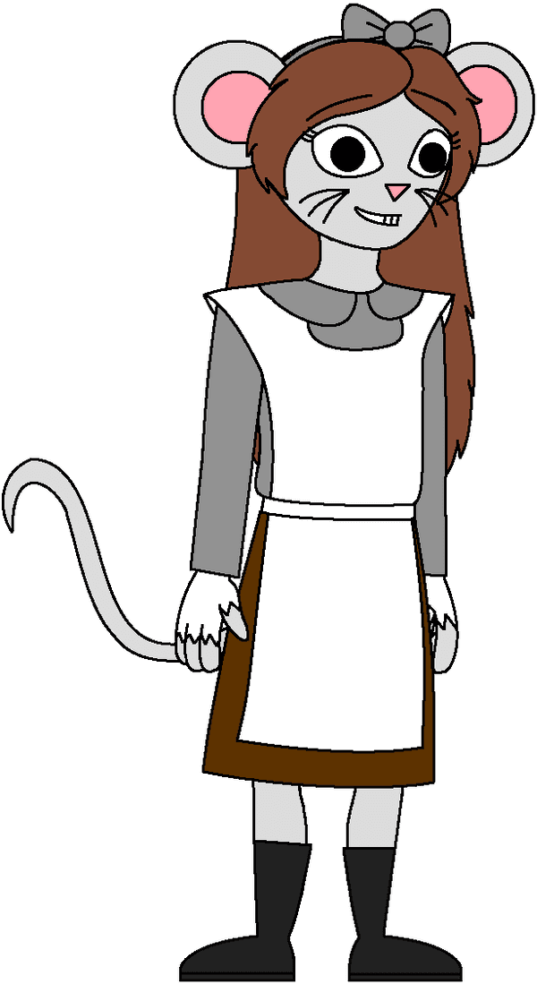 Mimi Mouse As Sara Crewe Mouse In Servant Outfit By - Cartoon - Transparent PNG Free Download | PNGio