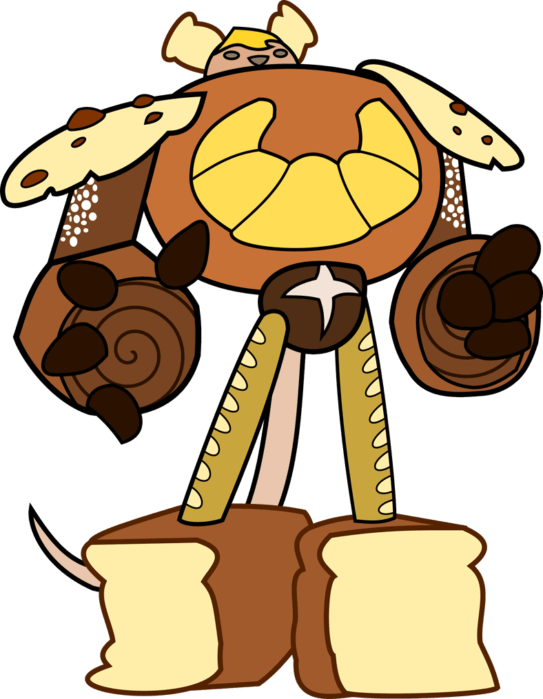 Captain Croissant Mouse Vector By Edstringer1 - Cartoon - Transparent PNG Free Download | PNGio