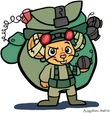 I Drew Mouse Ka-boom For A Trade With Someone On Da - Cartoon - Transparent PNG Free Download | PNGio