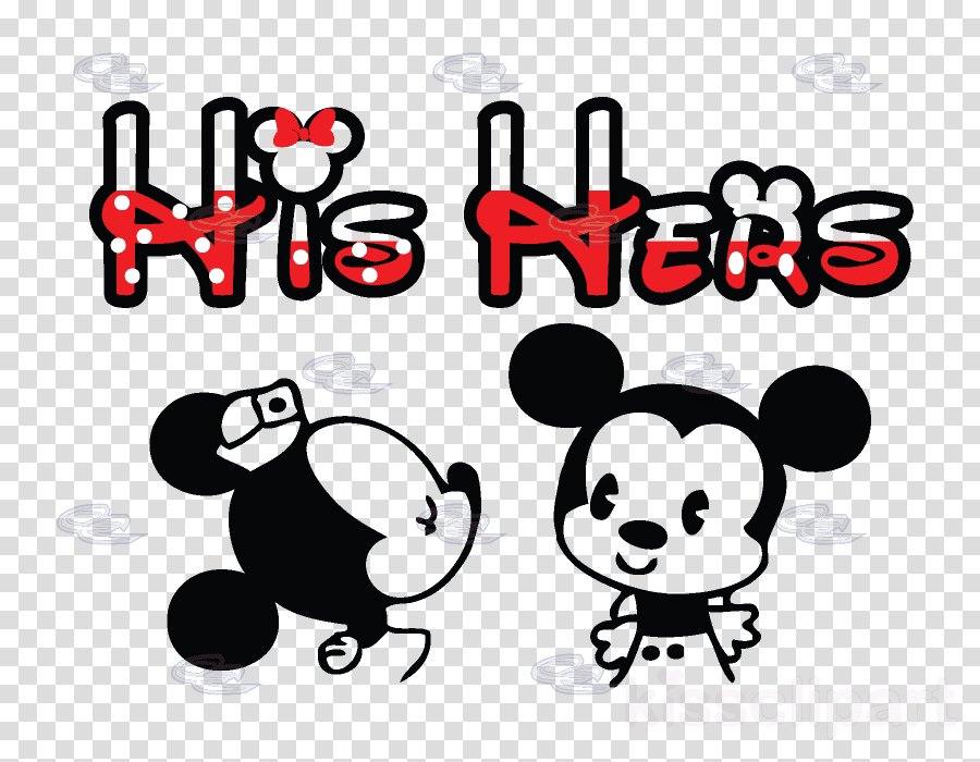 Baby Mickey And Minnie Mouse Kissing Clipart Minnie - Cute Minnie Mouse And Mickey Mouse - Transparent PNG Free Download | PNGio