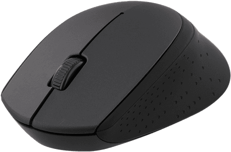Mouse Deltaco, Wireless, 1200 Dpi, Black / Ms-460 - Deltaco Wireless Optical Mouse 2.4 Ghz - Transparent PNG Free Download | PNGio