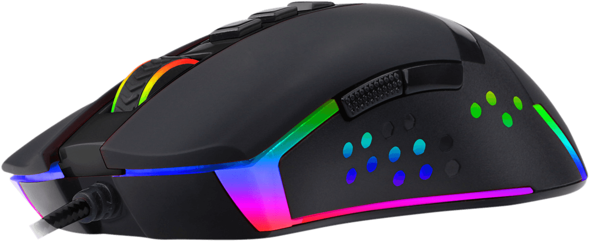 Redragon M712 Rgb Gaming Mouse Wired Rgb Led Backlit - Mouse - Transparent PNG Free Download | PNGio