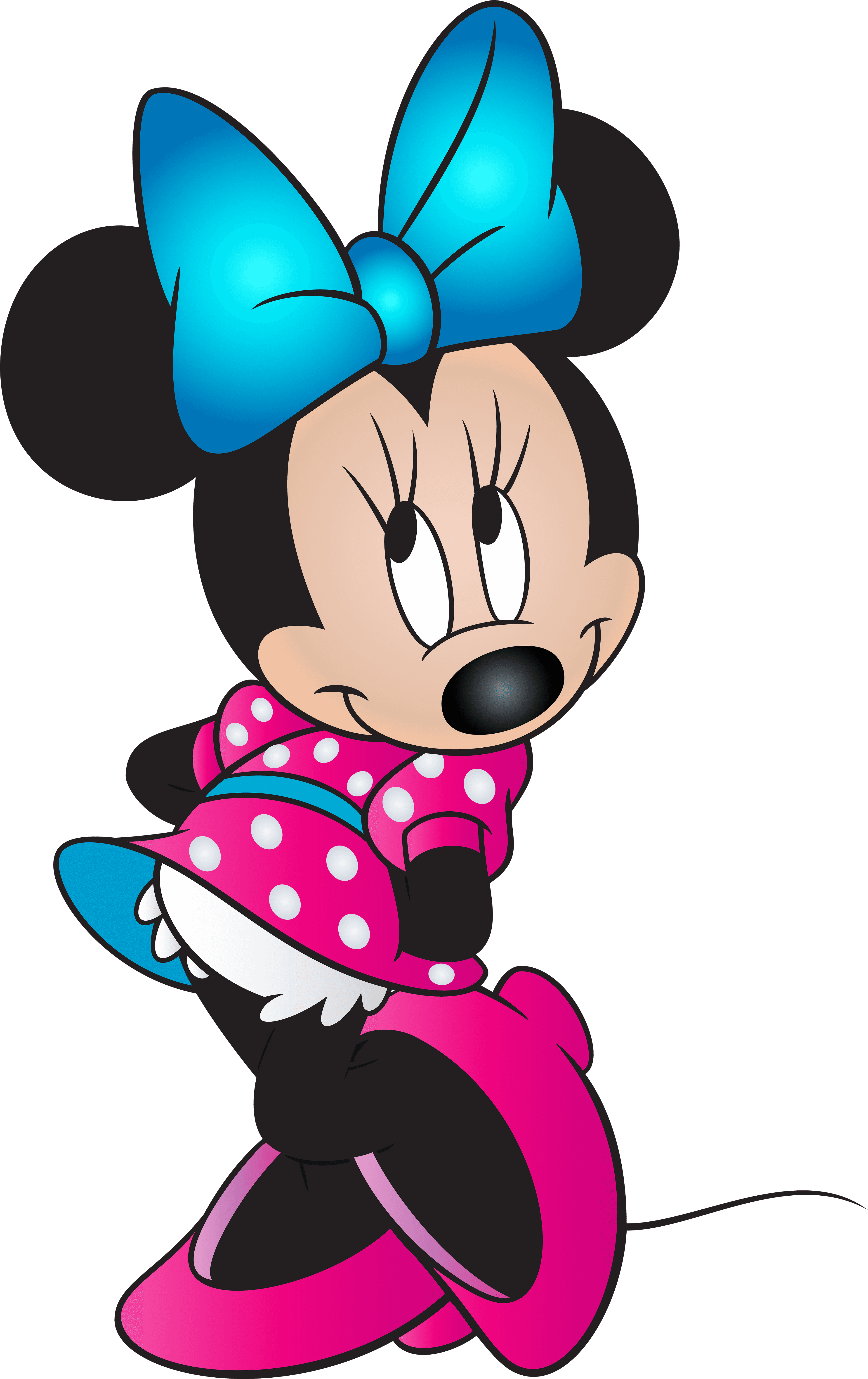 Minnie Mouse Free Png Transparent Image - Minnie Mouse In Purple Dress - Transparent PNG Free Download | PNGio