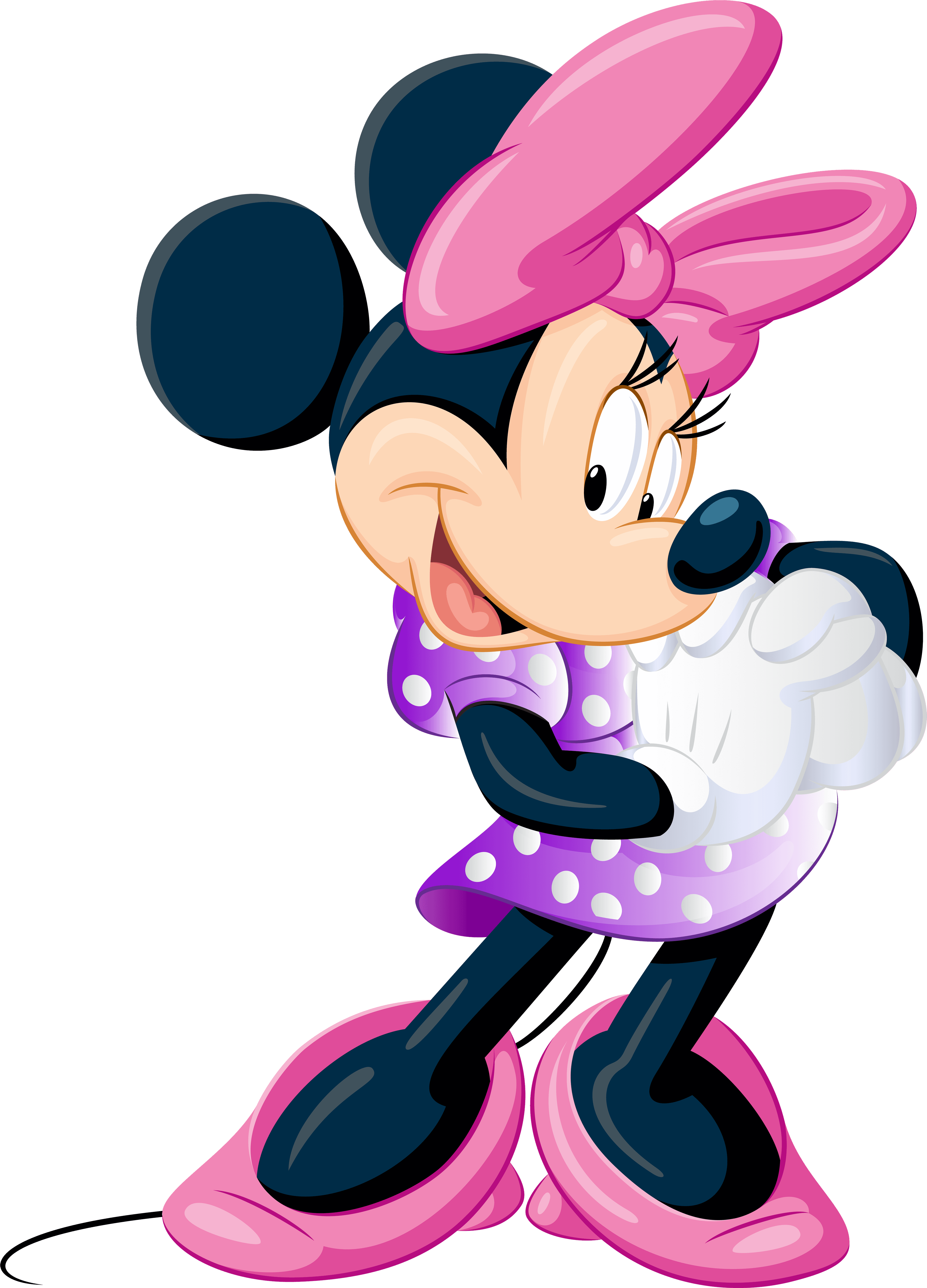 Minnie Mouse Free Clip Art Image - Minnie Mouse Clipart Png - Transparent PNG Free Download | PNGio