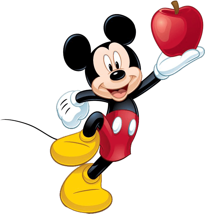 Mickey Mouse Png - Mickey Mouse Apple - Transparent PNG Free Download | PNGio