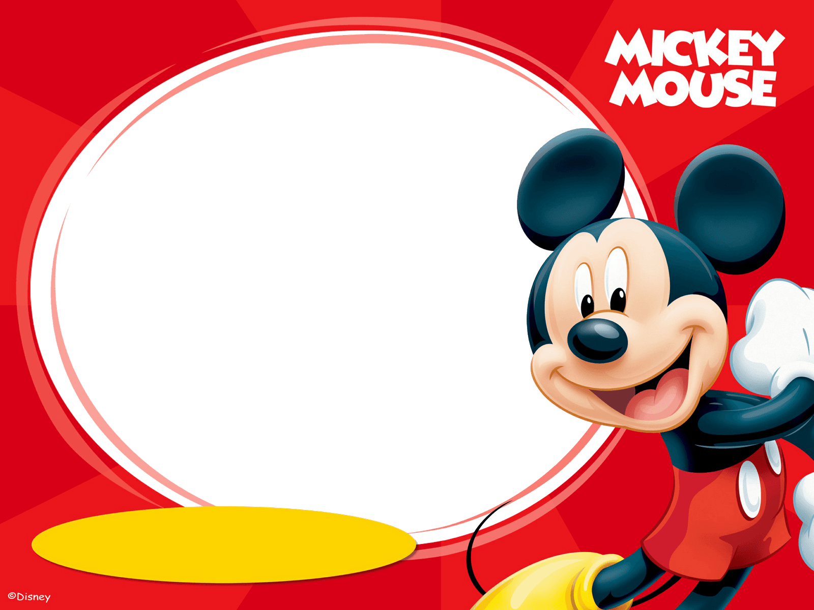 Fiesta Mickey Mouse, Mickey Party, Mickey Mouse Png, - Mickey Mouse Birthday Background - Transparent PNG Free Download | PNGio