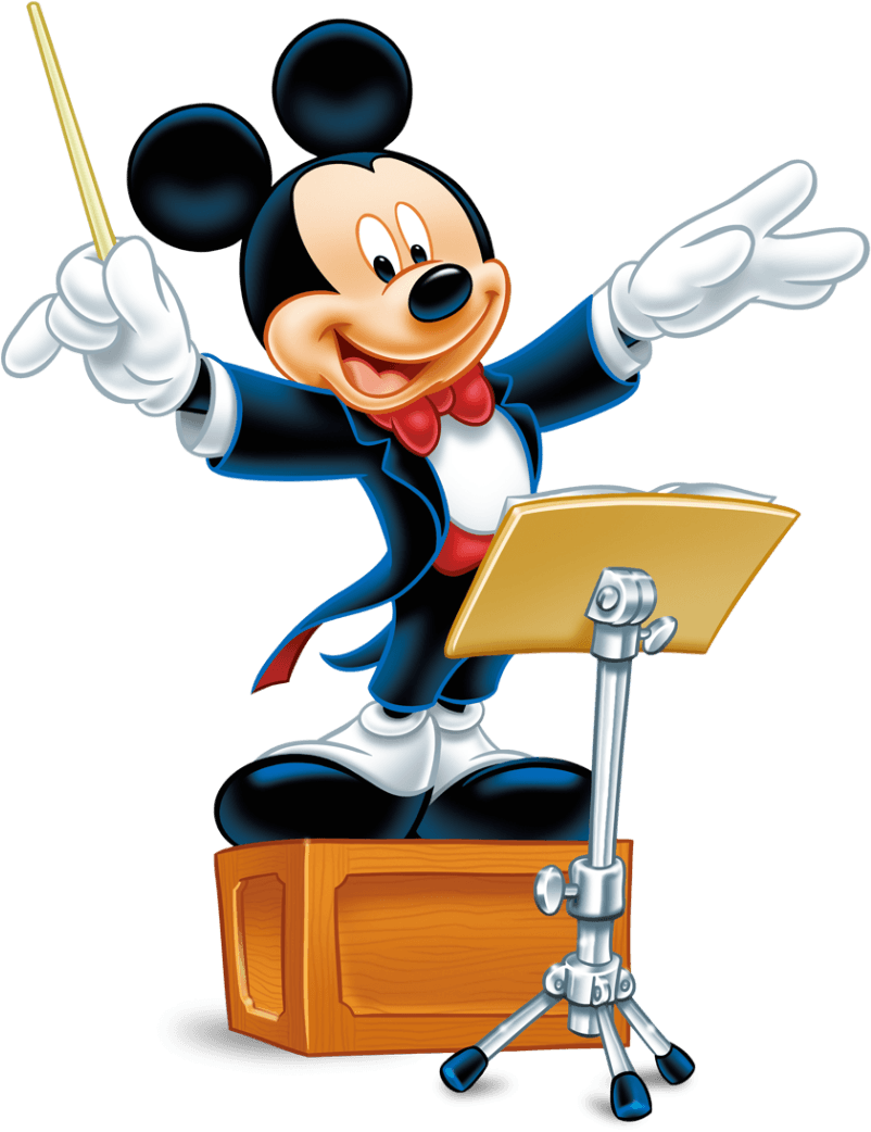 Mickey Mouse Png Clipart - Mickey Mouse Conductor - Transparent PNG Free Download | PNGio
