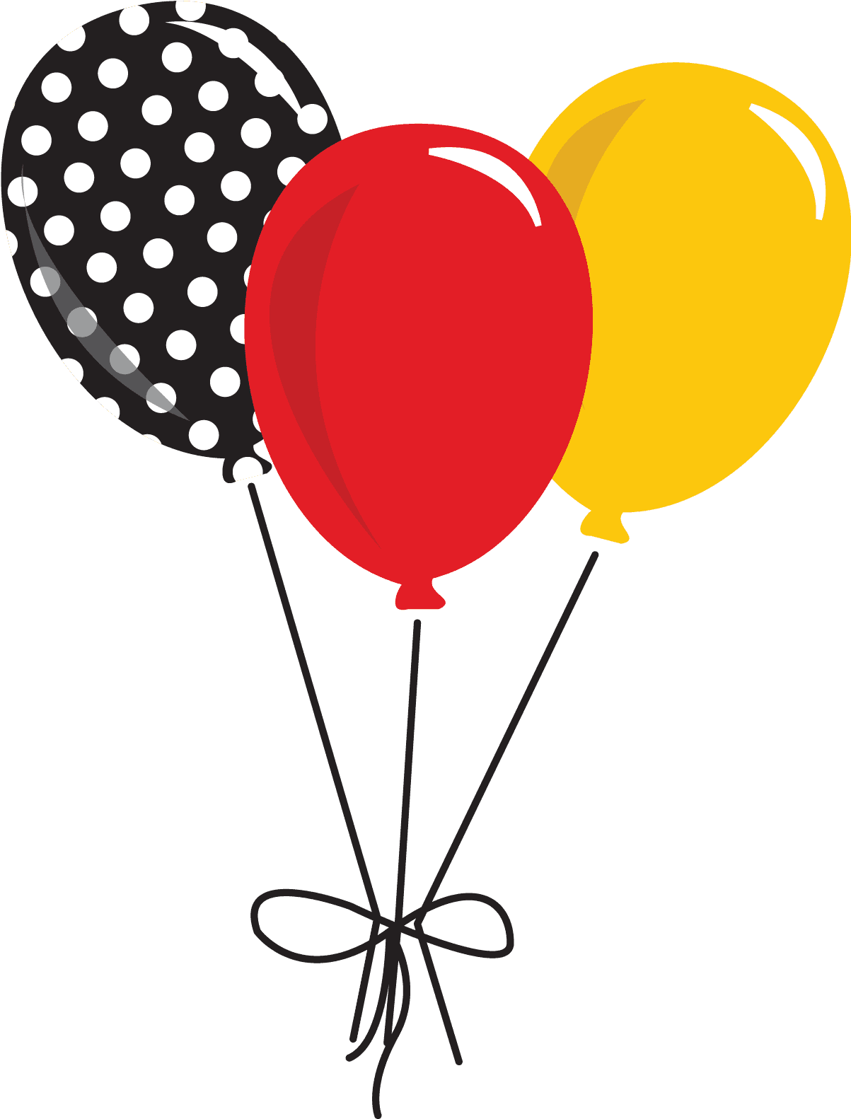 Mickey Mouse Banner Png Graphic Library Download - Minnie Mouse Balloons Png - Transparent PNG Free Download | PNGio
