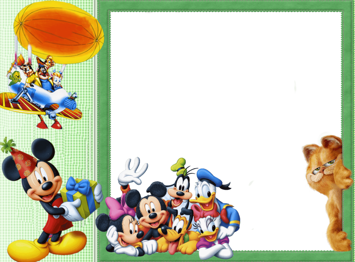 Mickey Mouse Clipart Frame - Frames Png Mickey Mouse - Transparent PNG Free Download | PNGio