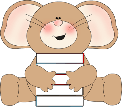Mouse With Stack Of Books - Mouse Reading Clip Art - Transparent PNG Free Download | PNGio