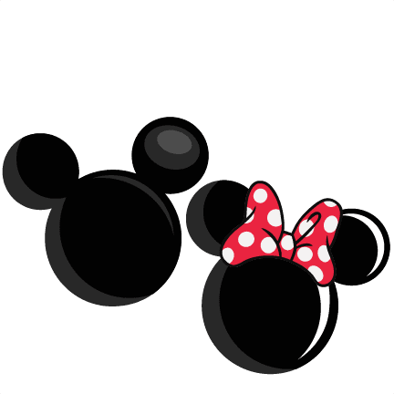 Mickey And Minnie Mouse Silhouette Collection - Mickey And Minnie Mouse Head Silhouette - Transparent PNG Free Download | PNGio