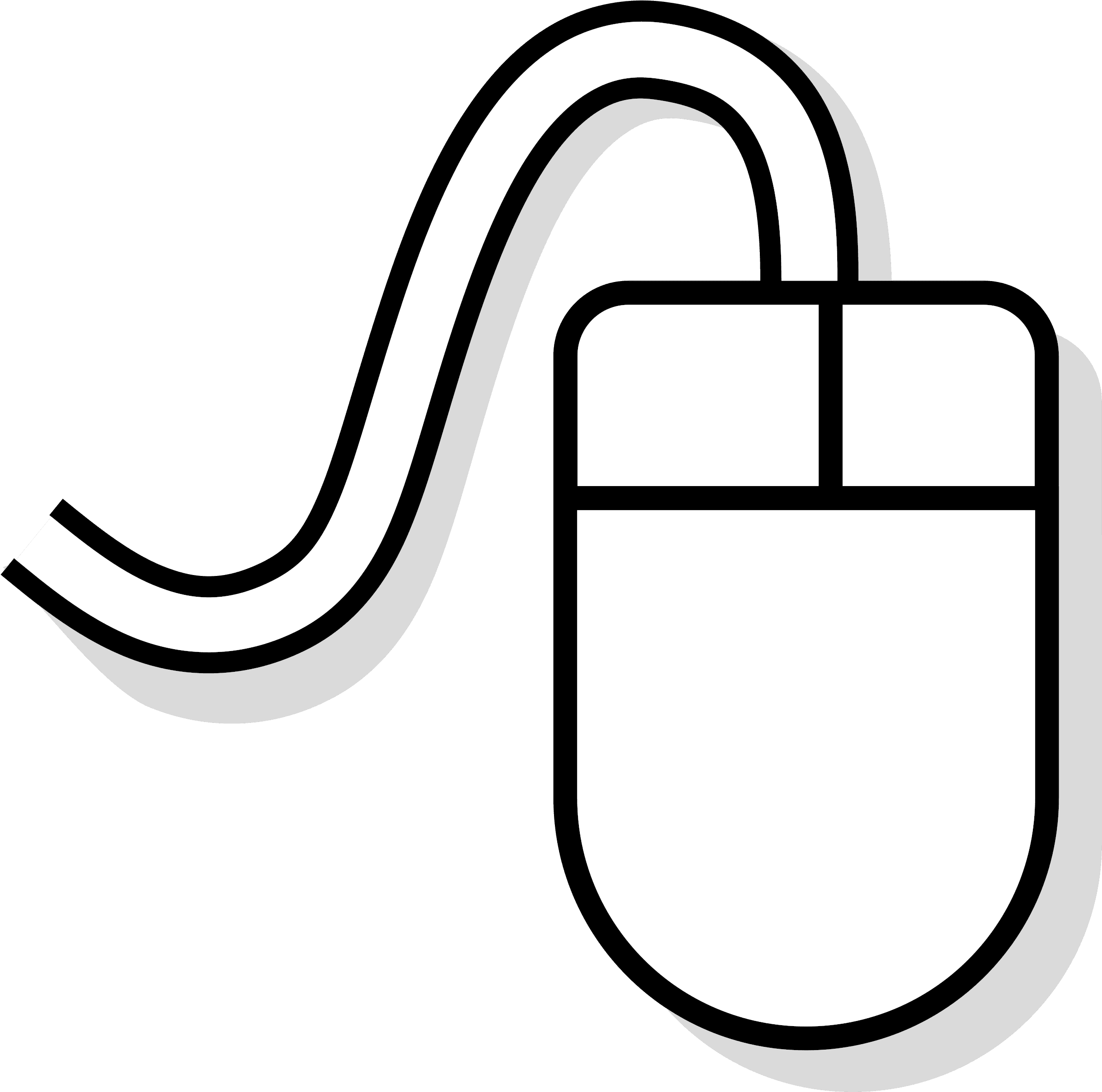 Blue Black Computer Mouse Transparent Png - Computer Mouse Drawing Easy - Transparent PNG Free Download | PNGio