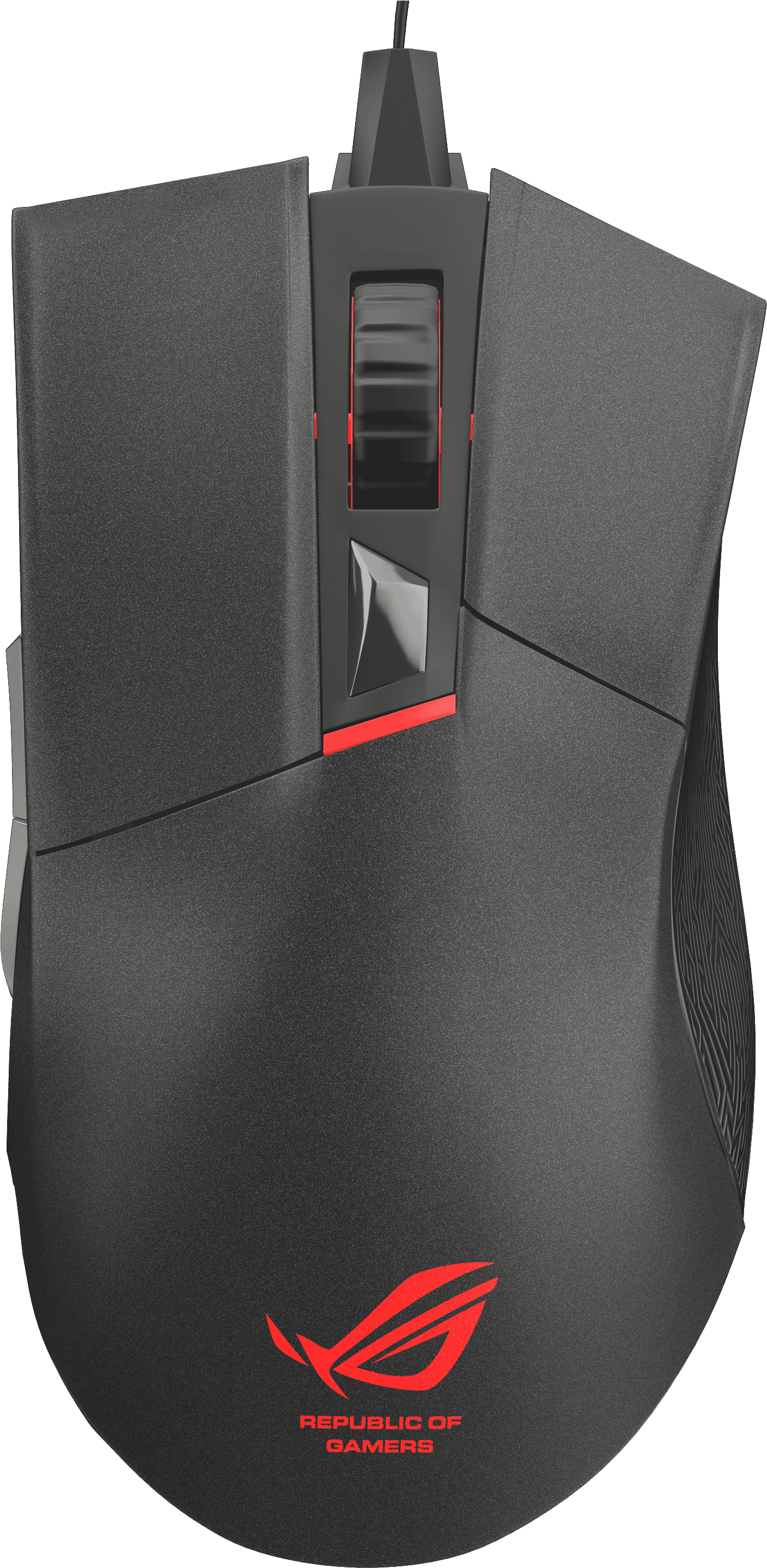 The Mayan-patterned Grip Aims To Keep The Users Hand - Mouse Rog Gladius - Transparent PNG Free Download | PNGio
