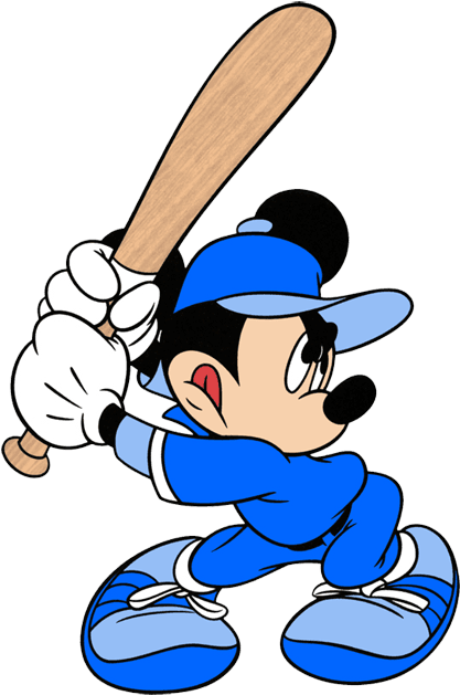 Vector Stock Mickey Mouse Baseball Clipart - Mickey Mouse Baseball - Transparent PNG Free Download | PNGio