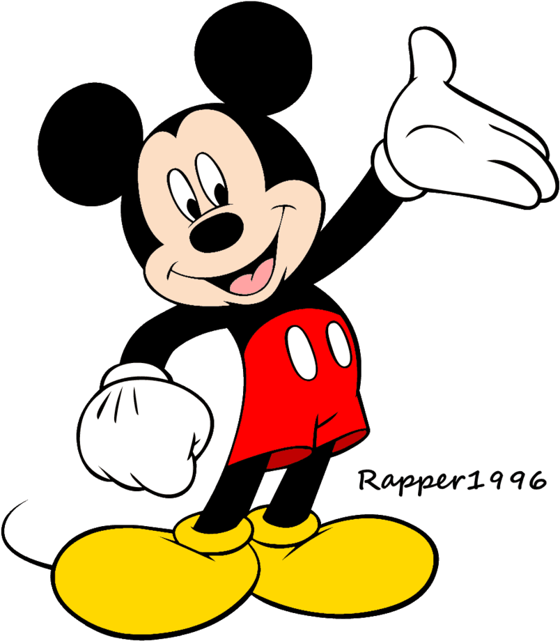Mickey Mouse By Rapper - Colouring Pages Disney Mickey Mouse - Transparent PNG Free Download | PNGio