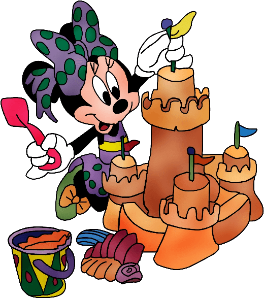 Disney Baby Minnie Mouse Cartoon Png Clip Art Images - Minnie Mouse Summer Clipart - Transparent PNG Free Download | PNGio