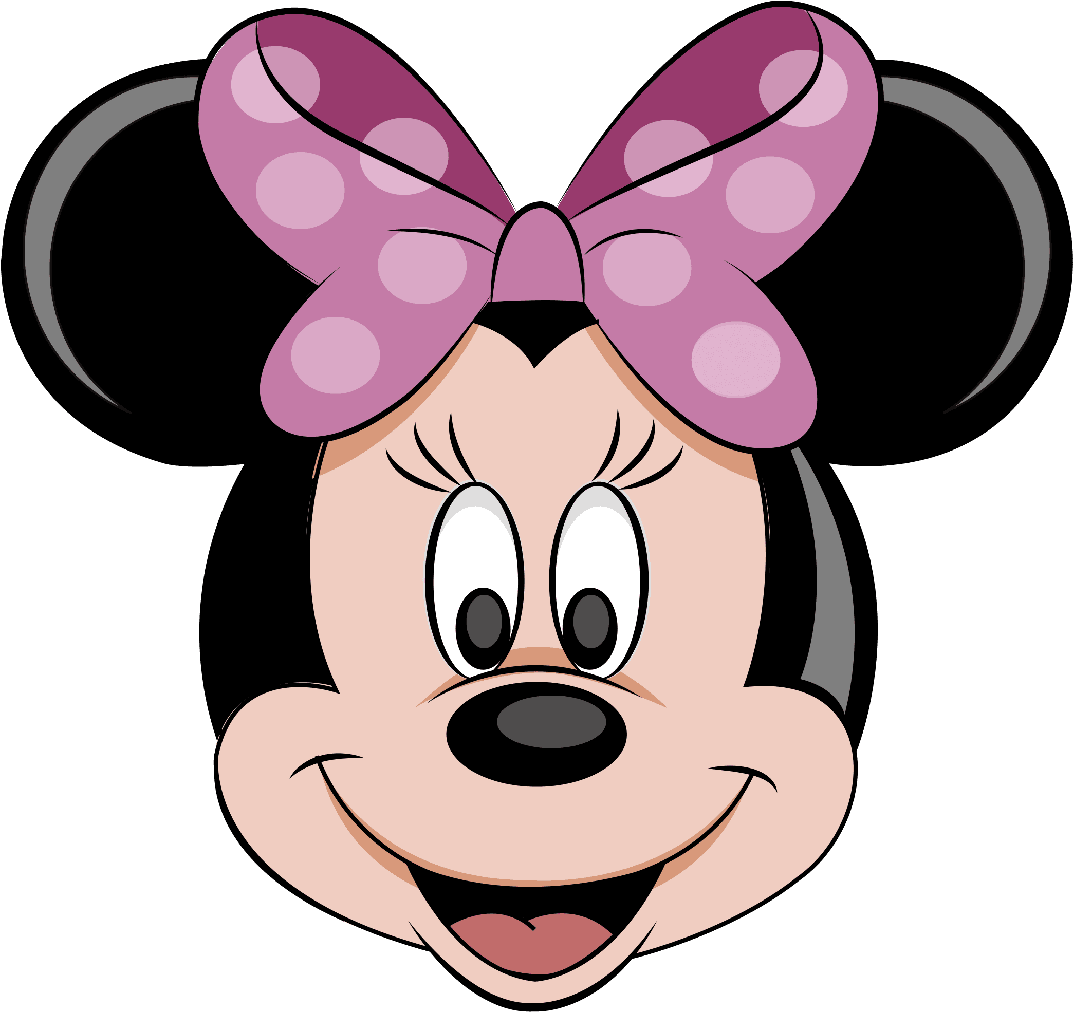 Best Baby Minnie Mouse Picture Free Hd Images - Minnie Mouse With Pink Bow - Transparent PNG Free Download | PNGio