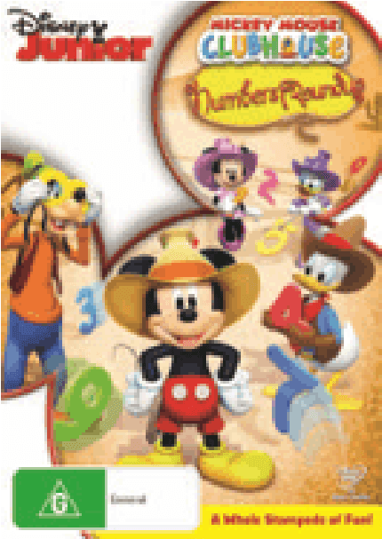 Mickey Mouse Clubhouse - Mickey Mouse Clubhouse - Numbers Round Up - Dvd - Transparent PNG Free Download | PNGio