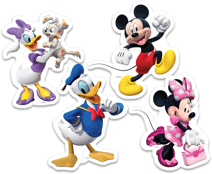 Trefl Mickey Mouse Club House Puzzle - Disney Mickey Mouse Clubhouse My First Puzzles - Transparent PNG Free Download | PNGio