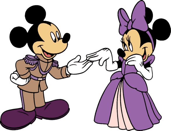 Mickey And Minnie Mouse Clipart - Cute Minnie & Mickey Mouse - Transparent PNG Free Download | PNGio