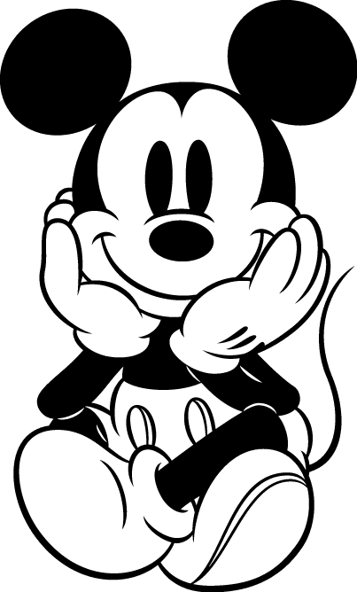 Mickey Mousr, Mickey Mouse Art, - Mickey Mouse Wallpaper Black And White - Transparent PNG Free Download | PNGio