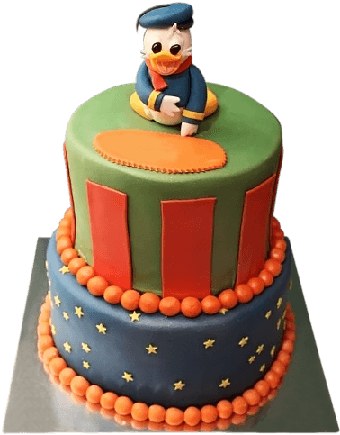 Mickey Mouse Tiered Cake - Micky Mouse Birthday Cake Png - Transparent PNG Free Download | PNGio