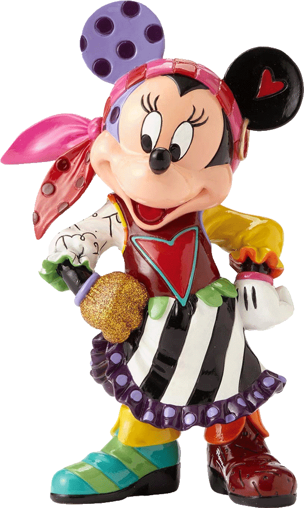 Minnie Mouse Pirate Figurine Available At Karin's Florist - Enesco, Disney By Britto - Minnie Mouse Pirate Figurine - Transparent PNG Free Download | PNGio