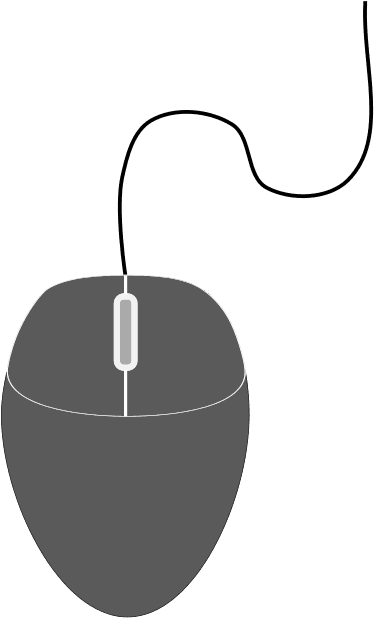 Computer Mouse Clipart Clip Art - Black Computer Mouse Cartoon - Transparent PNG Free Download | PNGio