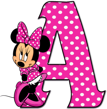 Pink Minnie Mouse Png Alfabeto Decorativo - Minnie Mouse Png - Transparent PNG Free Download | PNGio