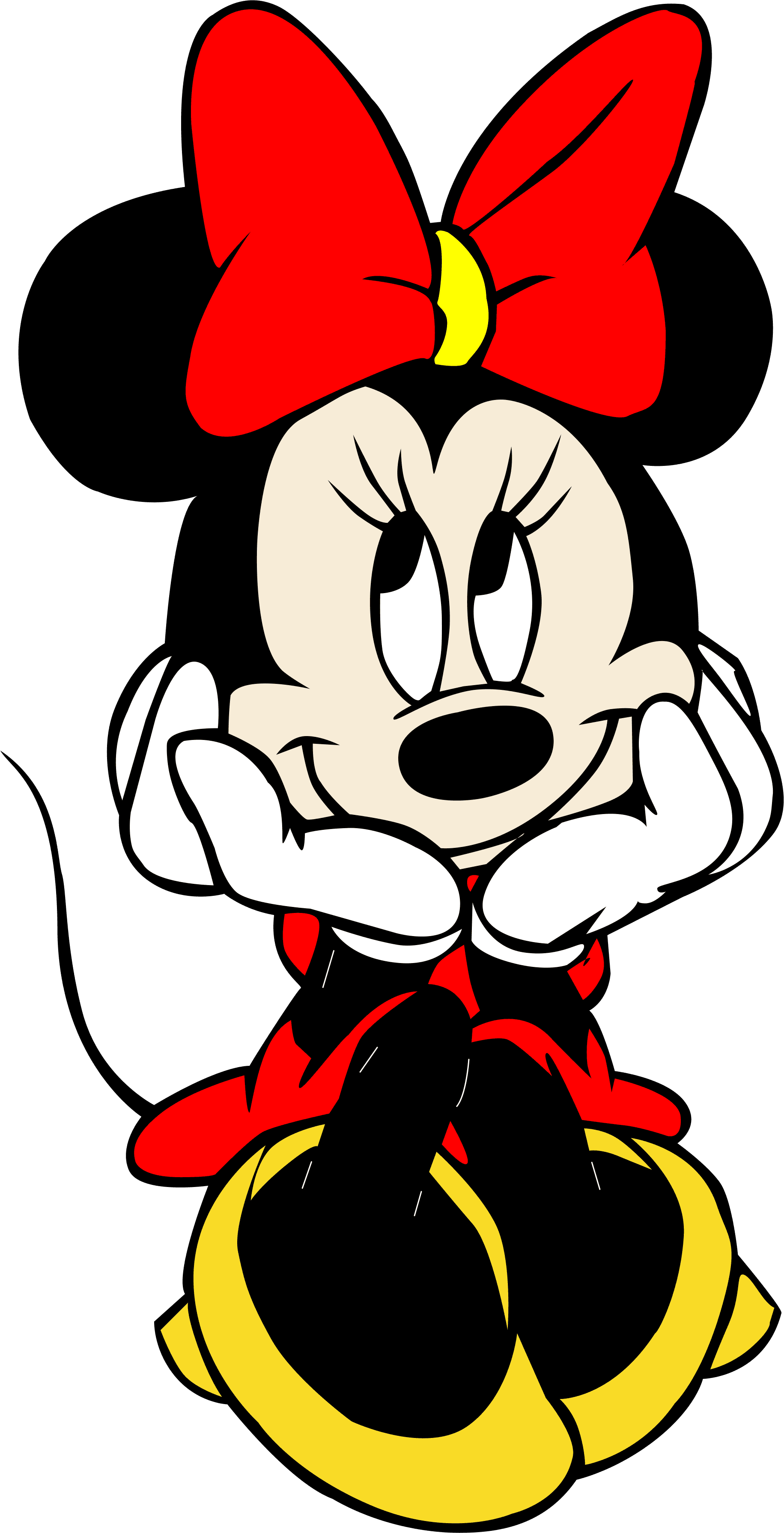 Minie Mouse 25 By Convitex - Thinking Of You Minnie Mouse - Transparent PNG Free Download | PNGio