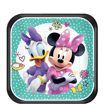 Minnie Mouse Happy Helpers Dessert Plates, - Daisy Duck Minnie Mouse - Transparent PNG Free Download | PNGio