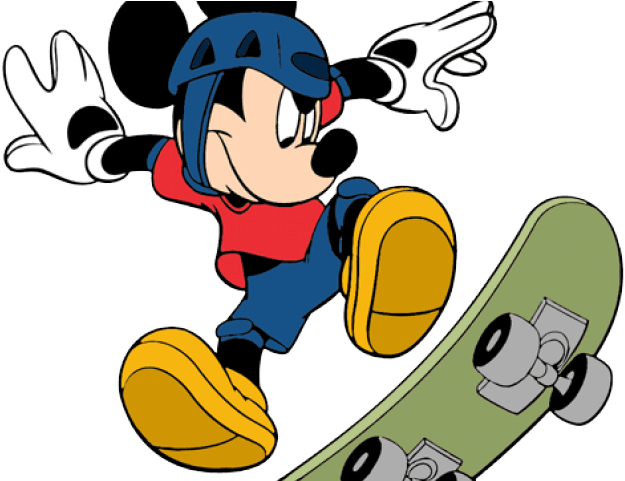 Skateboard Clipart Mickey Mouse Clubhouse - Mickey Mouse - Transparent PNG Free Download | PNGio