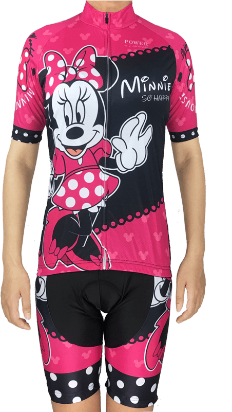 Minnie Mouse Women's Cycling Kits - Uniformes Deportivos De Minnie Mouse - Transparent PNG Free Download | PNGio