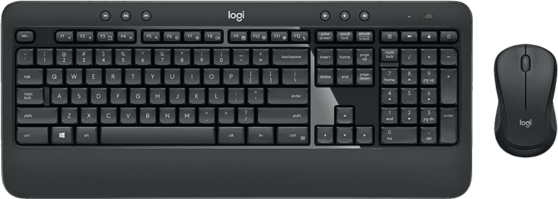 Logitech Mk540 Advanced Wireless Keyboard And Mouse - Logitech Mk540 Wireless Keyboard And Mouse - Transparent PNG Free Download | PNGio