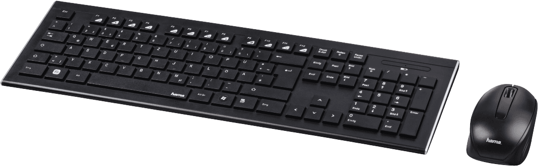 "cortino" Wireless Keyboard/mouse Set - Dell Km636 Wireless Keyboard & Mouse Black - Transparent PNG Free Download | PNGio