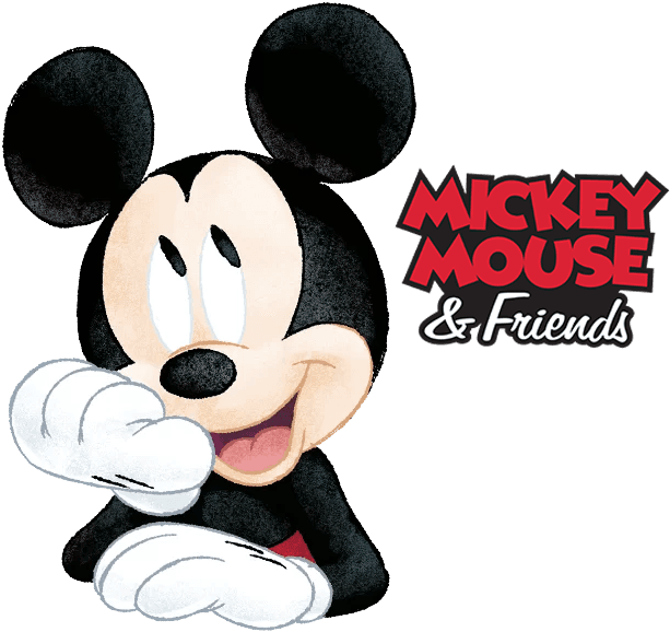 Mickey Mouse Friends Saraiva - Mickey Mouse & Friends Logo - Transparent PNG Free Download | PNGio