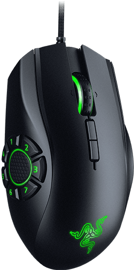 Razer Naga Hex V2 Gaming Mouse Mmo Side Top - Razer Naga Hex V2 Gaming Mouse - Transparent PNG Free Download | PNGio