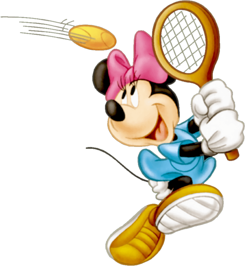 Minnie Tennis - Minnie Mouse Tennis - Transparent PNG Free Download | PNGio