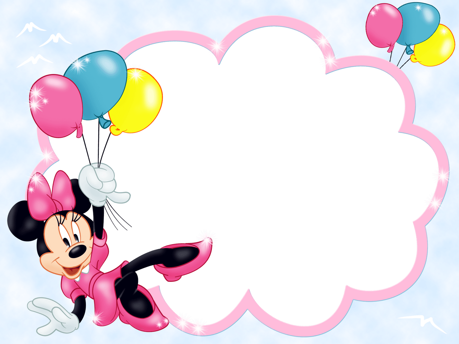 Png Royalty Free Stock Kids Transparent Frame With - Marcos De Minnie Mouse - Transparent PNG Free Download | PNGio