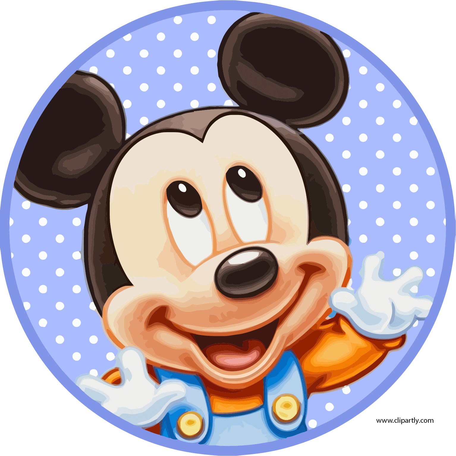 Pale Blue Mickey Clipart Png - Happy 1st Birthday Mickey Mouse - Transparent PNG Free Download | PNGio