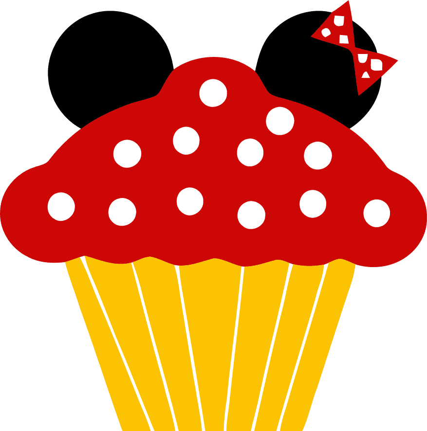 Minnie Cupcake Clipart Png - Minnie Mouse Cupcake Clipart - Transparent PNG Free Download | PNGio