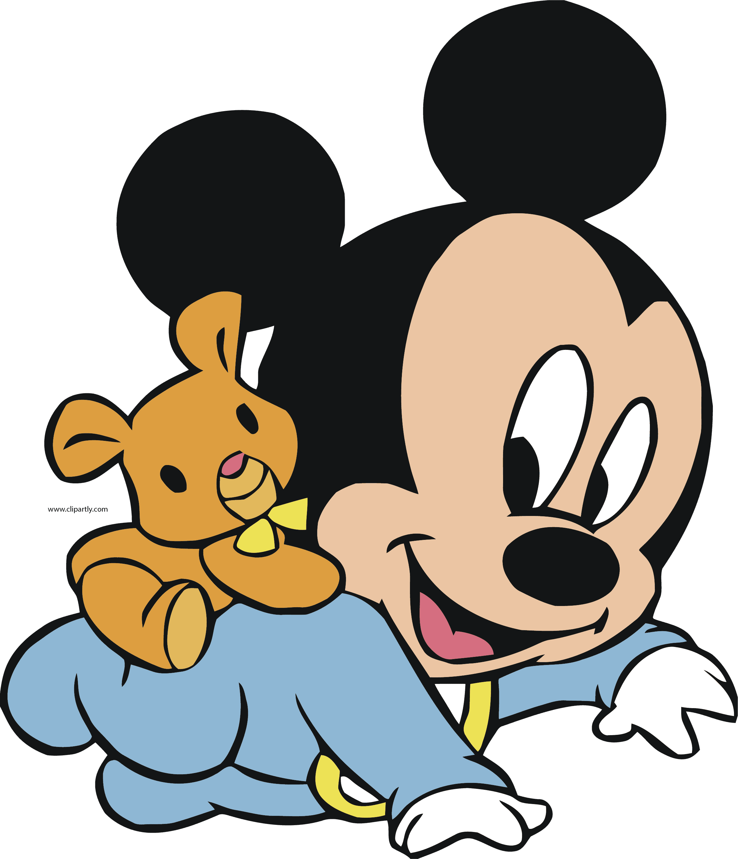 Baby Mickey Bear Clipart Png - Mickey Mouse Baby Png - Transparent PNG Free Download | PNGio